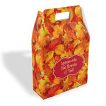 Fall Leaves Gable Favor Box