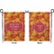 Fall Leaves Garden Flag - Double Sided Front and Back