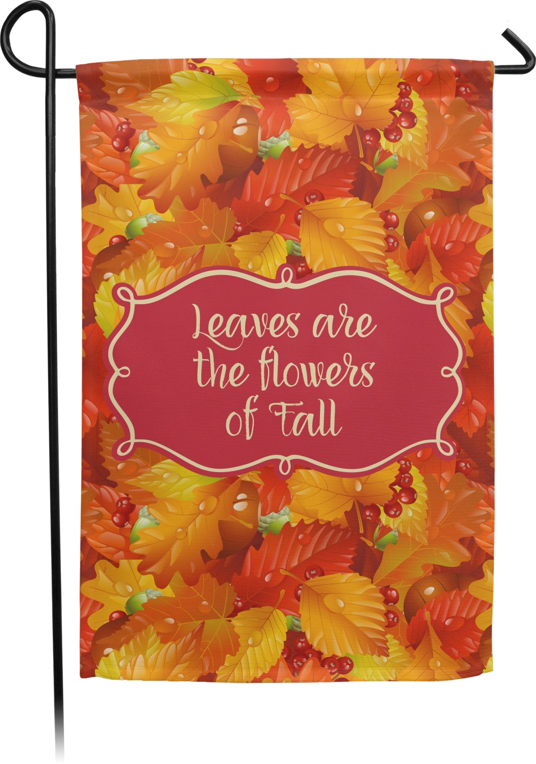 Fall Leaves Double Sided Garden Flag - YouCustomizeIt