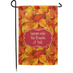 Fall Leaves Small Garden Flag - Single Sided
