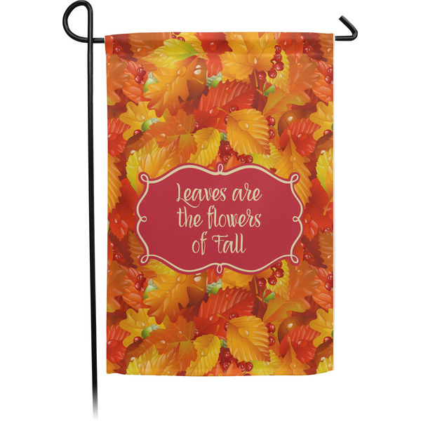 Custom Fall Leaves Garden Flag