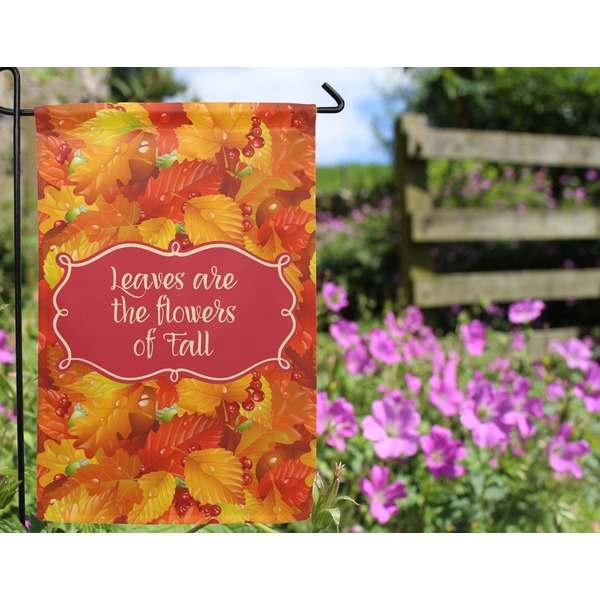 Fall Leaves Garden Flag - Outside In Flowers
