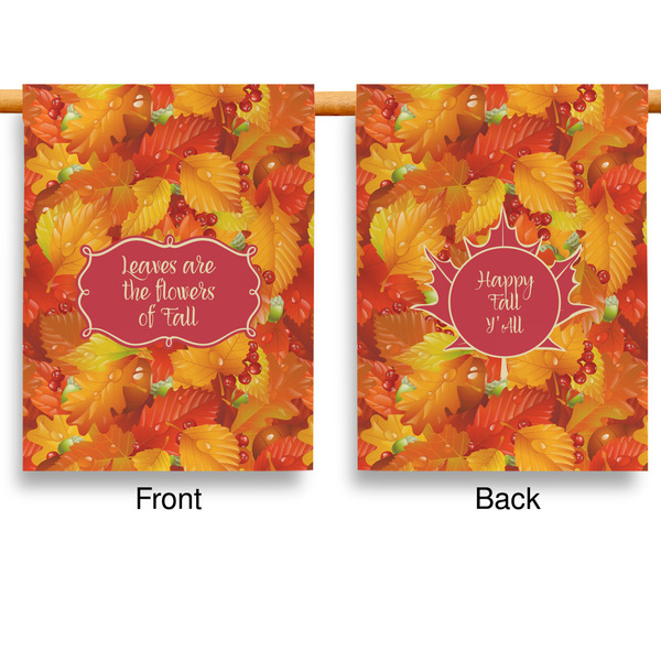 Fall Leaves Garden Flags - Large - Double Sided - APPROVAL