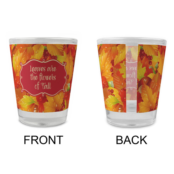 Fall Leaves Glass Shot Glass - Standard - APPROVAL