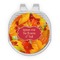 Fall Leaves Golf Ball Marker - Hat Clip - Silver