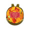 Fall Leaves Golf Ball Marker - Hat Clip - Gold