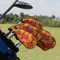 Fall Leaves Golf Club Cover - Set of 9 - On Clubs