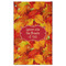Fall Leaves Golf Towel - Front (Large)