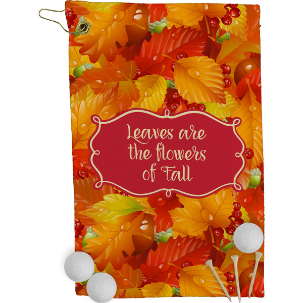 Fall Leaves Golf Towel (Personalized)