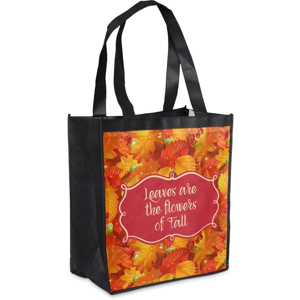 Custom Fall Leaves Grocery Bag