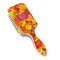 Fall Leaves Hair Brush - Angle View