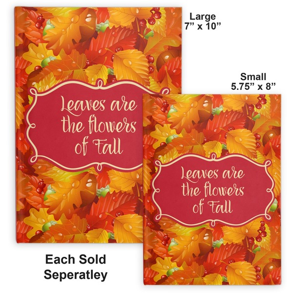 Fall Leaves Hard Cover Journal - Compare