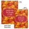 Fall Leaves Hard Cover Journal - Compare