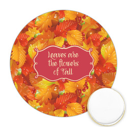 Fall Leaves Printed Cookie Topper - 2.5" (Personalized)