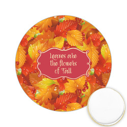 Fall Leaves Printed Cookie Topper - 2.15" (Personalized)