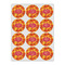 Fall Leaves Icing Circle - Small - Set of 12