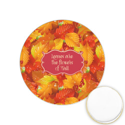 Fall Leaves Printed Cookie Topper - 1.25" (Personalized)