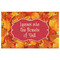 Fall Leaves Indoor / Outdoor Rug - 5'x8' - Front Flat