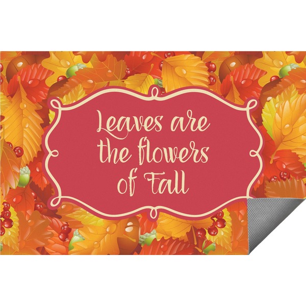 Custom Fall Leaves Indoor / Outdoor Rug