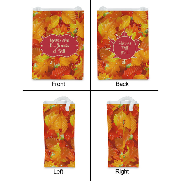 Fall Leaves Jewelry Gift Bag - Matte - Approval