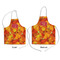 Fall Leaves Kid's Aprons - Comparison