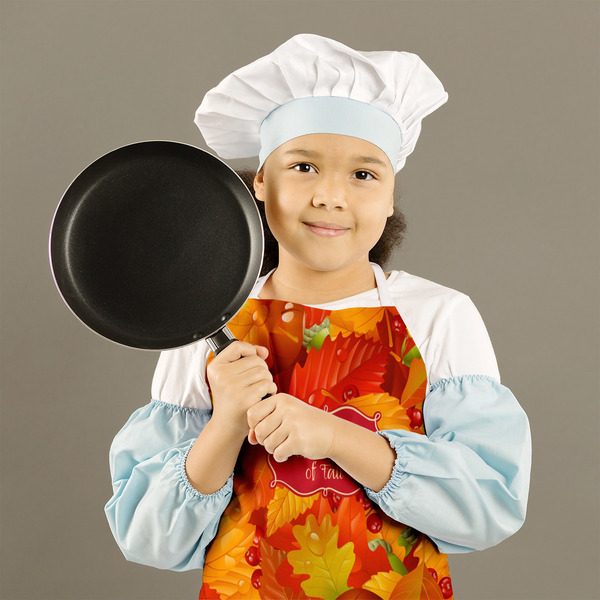 Fall Leaves Kid's Aprons - Medium - Lifestyle