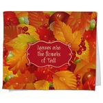 Fall Leaves Kitchen Towel - Poly Cotton