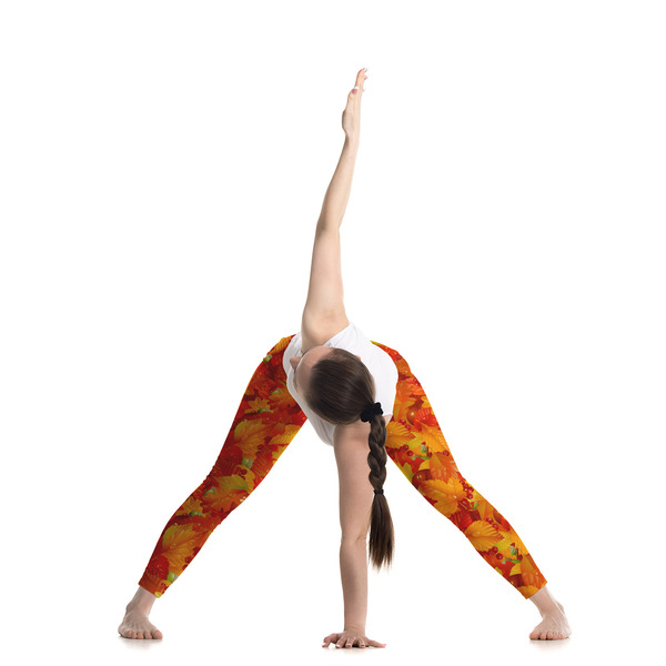 Fall Leaves Ladies Leggings - LIFESTYLE