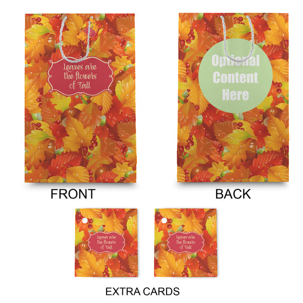 Fall Leaves Large Gift Bag - Approval