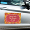 Fall Leaves Large Rectangle Car Magnets- In Context
