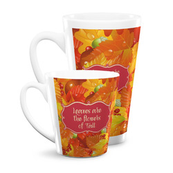 Fall Leaves Latte Mug