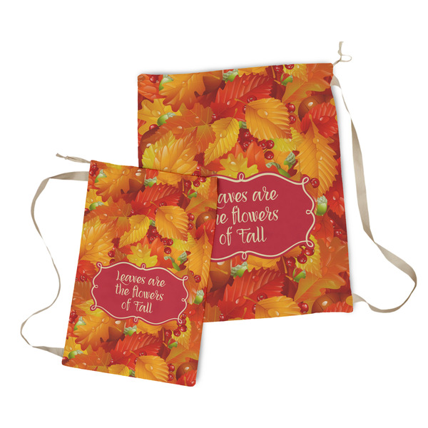 Fall Leaves Laundry Bag - Both Bags