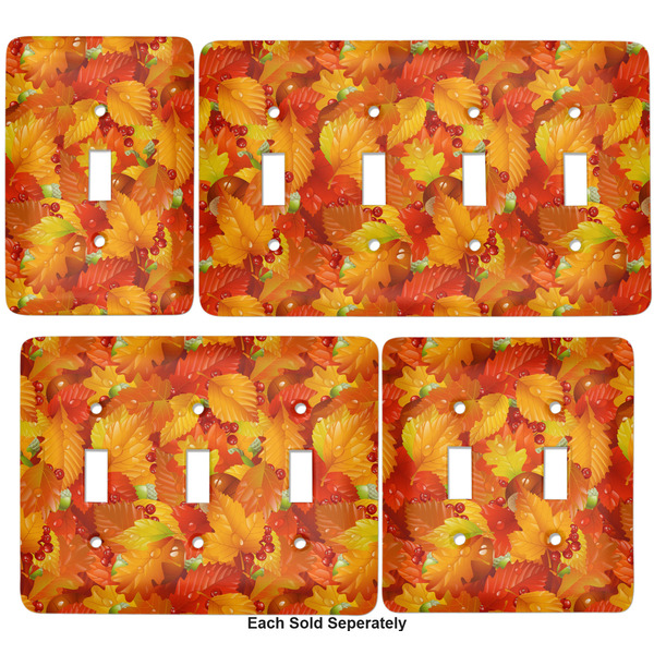 Fall Leaves Light Switch Covers all sizes