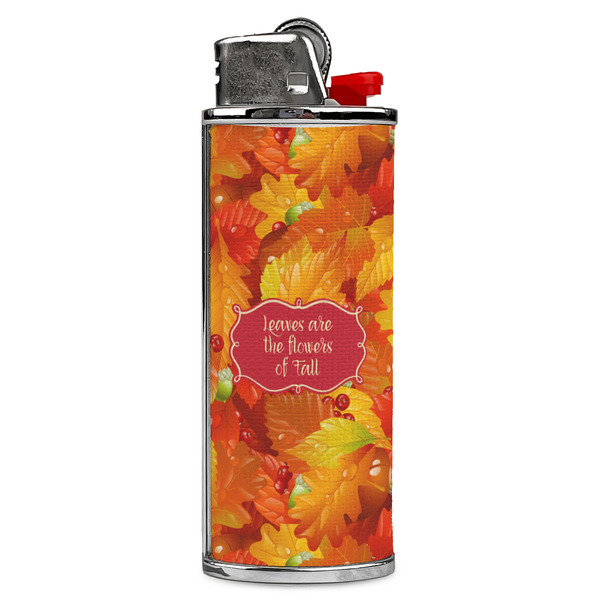 Custom Fall Leaves Case for BIC Lighters