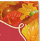 Fall Leaves Linen Placemat - DETAIL