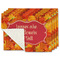 Fall Leaves Linen Placemat - MAIN Set of 4 (single sided)