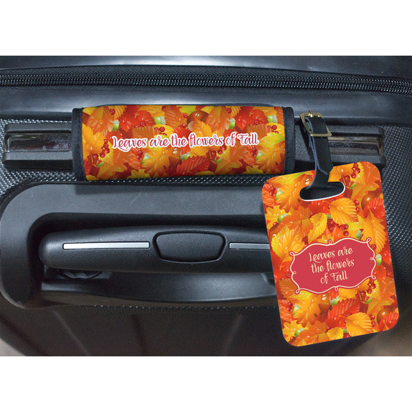 Fall Leaves Luggage Wrap & Tag