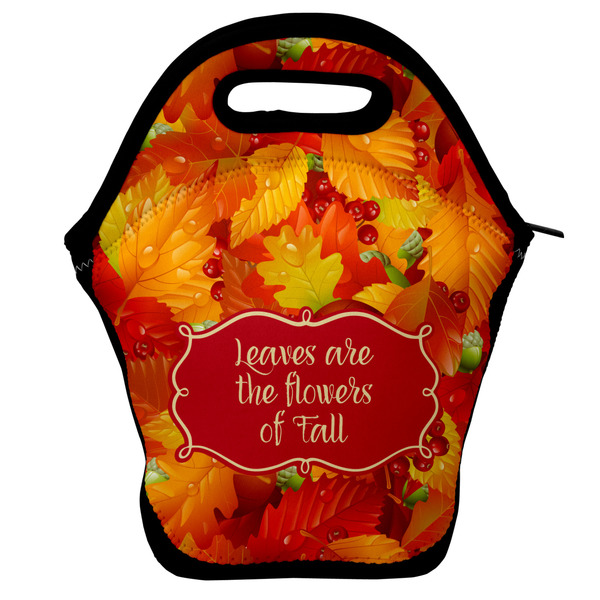 Custom Fall Leaves Lunch Bag
