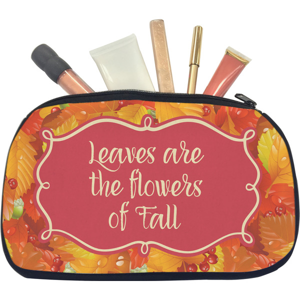 Fall Leaves Makeup Bag Medium