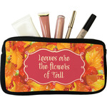 Fall Leaves Makeup / Cosmetic Bag - Small