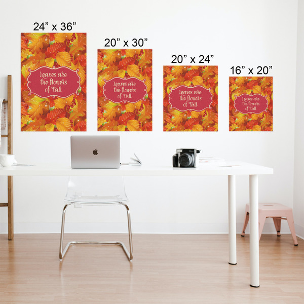 Fall Leaves Matte Poster - Sizes