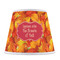 Fall Leaves Poly Film Empire Lampshade - Front View