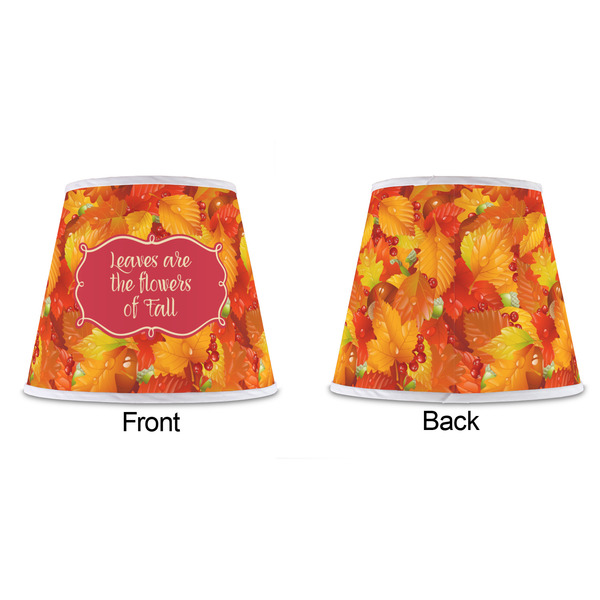 Fall Leaves Poly Film Empire Lampshade - Approval