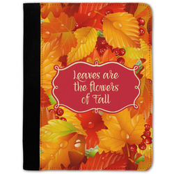 Fall Leaves Notebook Padfolio - Medium
