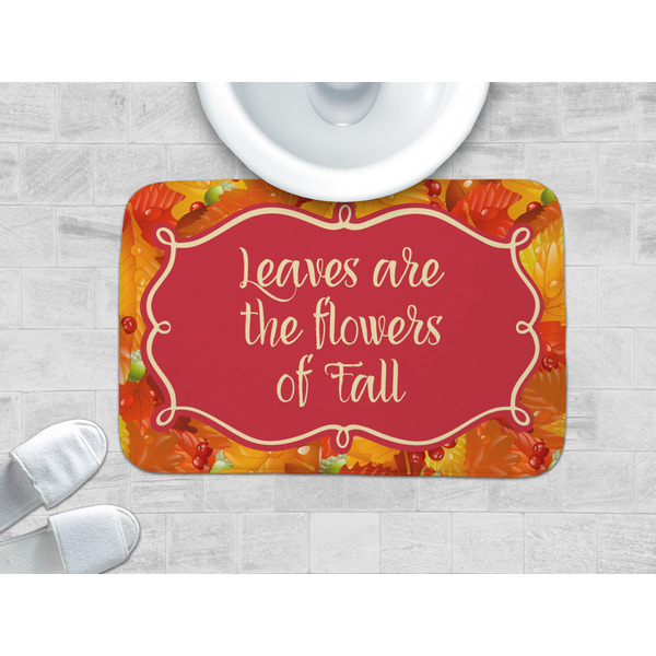 Fall Leaves Memory Foam Bath Mat - LIFESTYLE 34x21