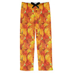 Fall Leaves Mens Pajama Pants - XS