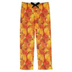 Fall Leaves Mens Pajama Pants - S