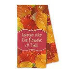 Fall Leaves Kitchen Towel - Microfiber