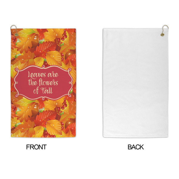 Fall Leaves Microfiber Golf Towels - APPROVAL