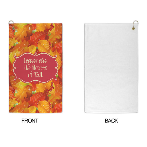 Fall Leaves Microfiber Golf Towels - APPROVAL